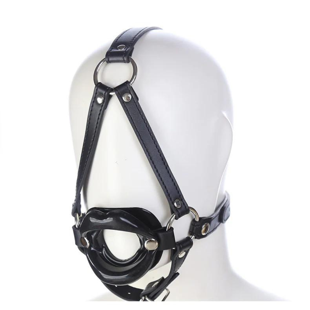 Bondage Mouth Opener Leather Toy